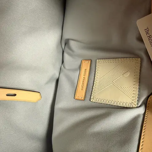 Reed krakoff atlantique perforated tote Tan