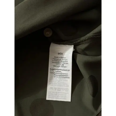 Madewell  Jacquard Dot Pajama Shirt Button Down Blouse Green Size‎ Small