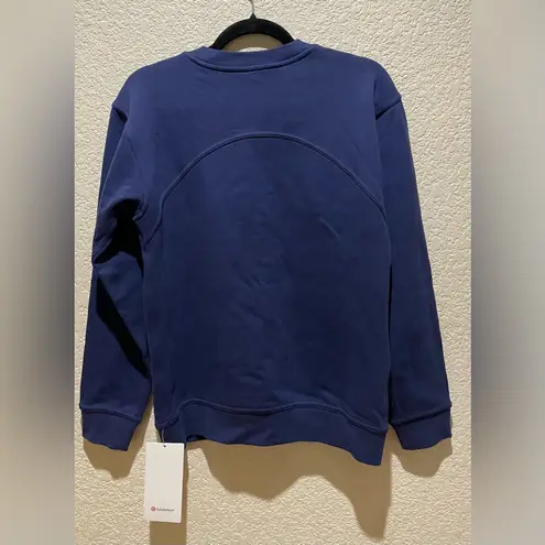 Lululemon NWT  All Yours Crew Night Sea Blue Size 6