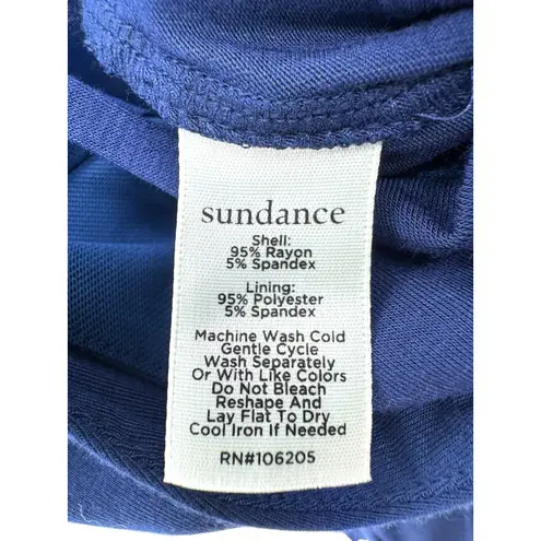 Sundance Jersey Knit Wide Leg Jumpsuit Small Blue Sleeveless Romper Lounge