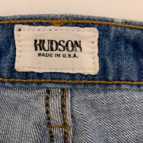 Hudson Leigh Distressed Boyfriend Button Fly Jeans