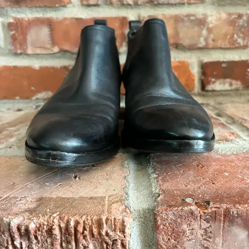 Alexander Wang Black Leather Kori Ankle Boots Rose Gold Accent, 41