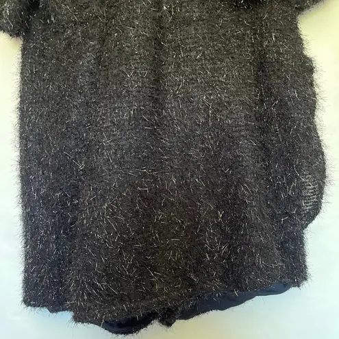 Smash+Tess x Hilary Duff Tinsel Skorty Romper Sz 3X Metallic Festival Clean Girl Black