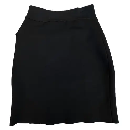 A.L.C. Black Knit Pencil Wrap Style Mini Skirt NWT 10
