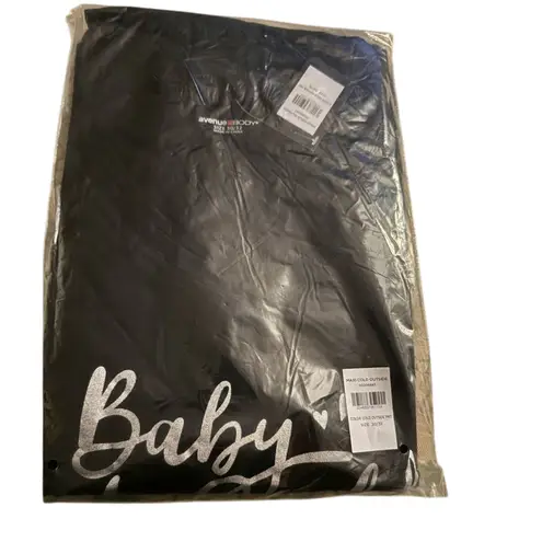 AVENUE Body Baby It’s Cold Outside Long Pajama Gown Size 30/32 New w/ Tag Sealed Black