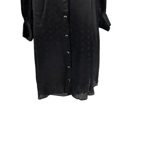 The Kooples  Delicate‎ Paisley Shirtdress Patterned Black Size 1 US Small / 4