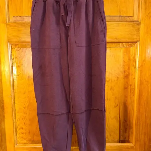 Sweaty Betty  Burgundy Revive Relaxed Joggers Size CS-EUC