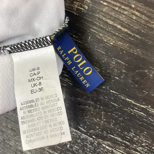 Ralph Lauren Polo Black & White Print 1 Piece Swim Bathing Suit S