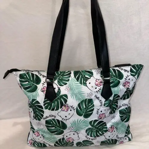 New Hello Kitty Sanrio Jungle Print Tote Green