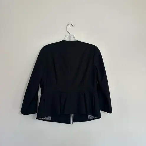 Original Penguin Women's Black Double-Breasted Jacket
