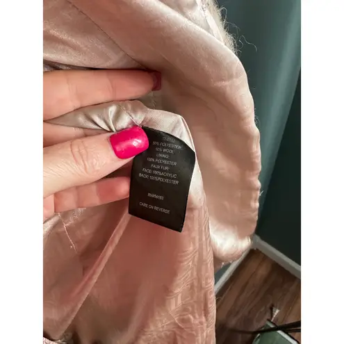 Ivanka Trump Beige Tweed Gorgeous Wool Blend Peacoat