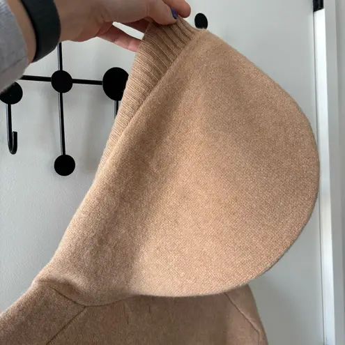 Massimo Dutti 100% Wool Hoodie – Size S – Winter Cozy Scandi Girl Quiet Luxury