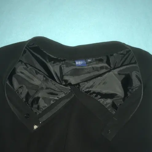 Jones Wear SUIT fully lined flared pants office or dressy black NEW size 14