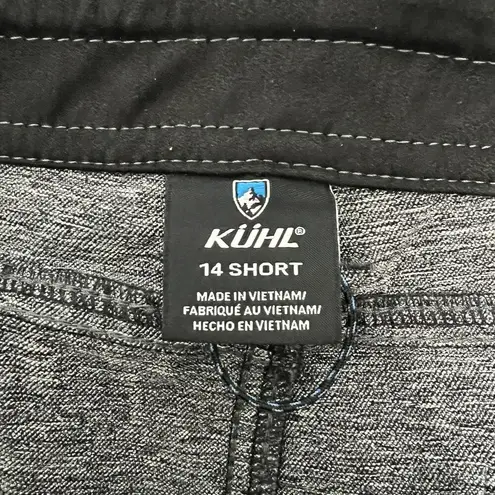 Kuhl Klash Gotham Dark Gray Hiking Pants Water Resistant Women’s Size 14 Short