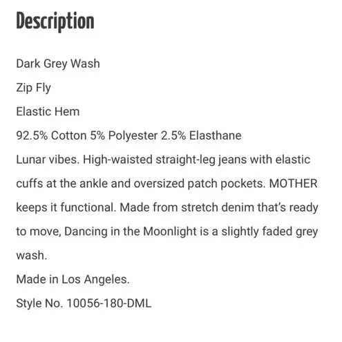 Mother Women’s Plus Size 33 The Wrapper Patch Springy Ankle Jeans Gray