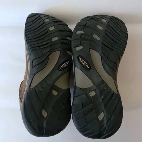 Keen  Presidio Sneakers Womens  Lace Up Leather Outdoor Hiking Walking SZ 8 Brown