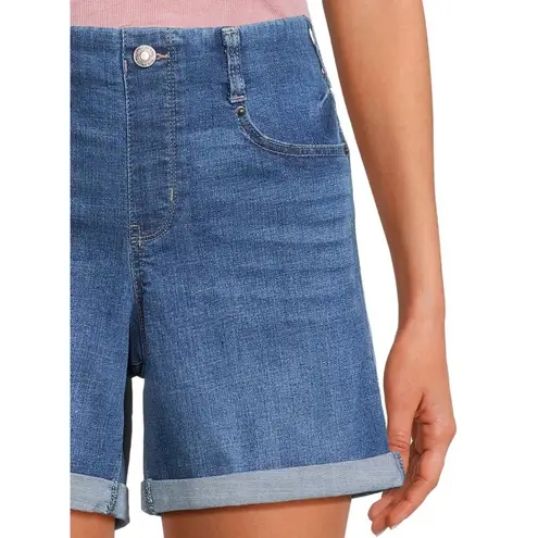 Time & Tru New  Women's Denim Shorts with Cuffed Hem Size: L(12-14)