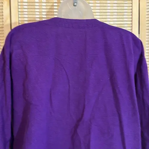 100% Cotton Unbranded Dark Purple Asian Style Jacket Frog Closures Thailand Size undefined
