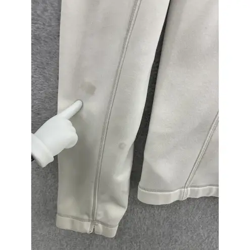 Columbia  Women's Fleece Solid White Full Zip High Neck Long Sleeve Small