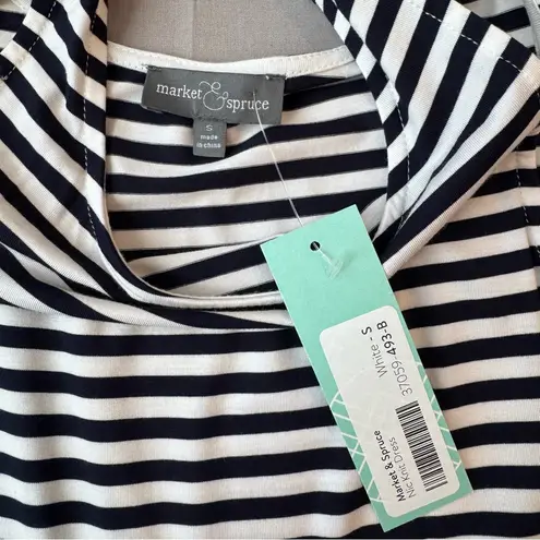 Market & Spruce Striped Crisscross Dress NWT Women's S