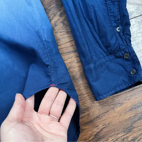 Xirena • Beau Ombré Shirt in Dawn Bleu cotton poplin dip dye button down