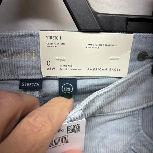 American Eagle Light Blue Corduroy Pants