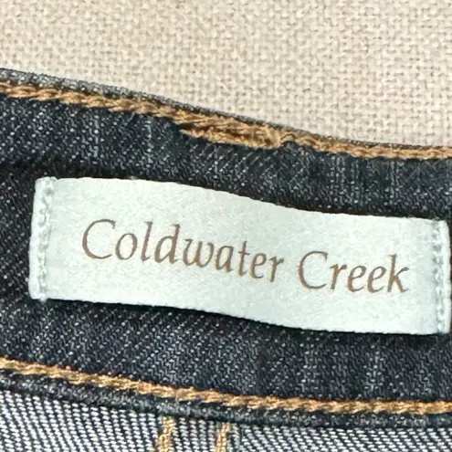 Coldwater Creek Womens Mid Rise Bootcut Jeans Dark Denim Pants Sz 14 Regular