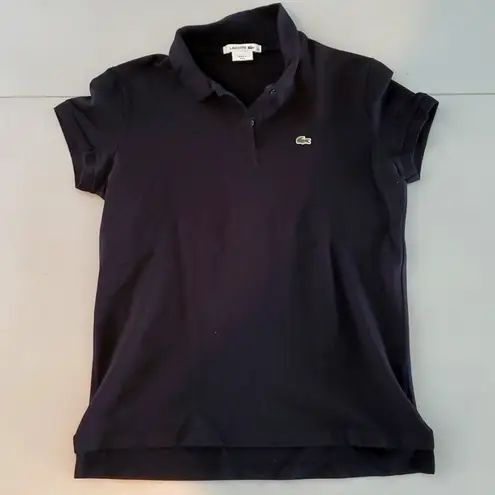 Lacoste  Black Polo Shirt With Logo