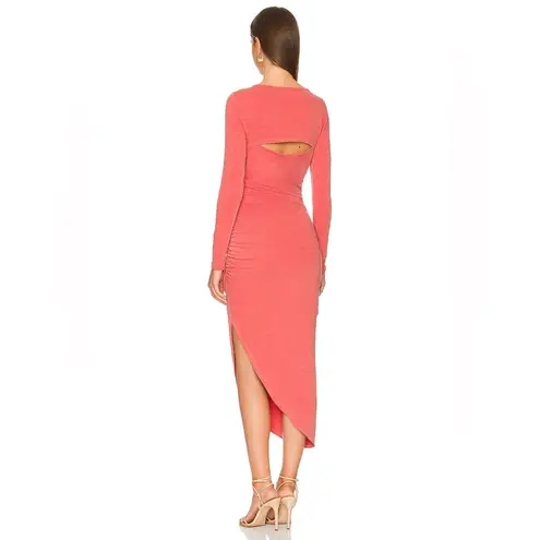 Sundry Cut-Out Midi Dress Red NWOT Size 1 Small