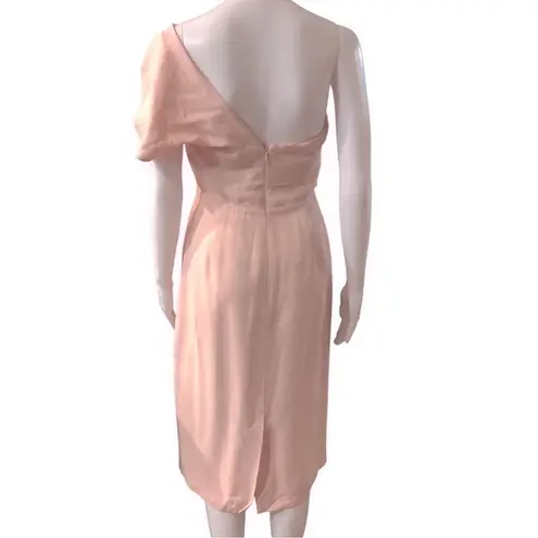 Reiss NWT - - One Shoulder Pink Dress - 6