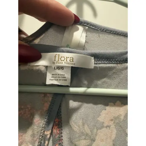 Flora Nikrooz Flora By Women’s Hannah Floral 3 Piece Sleepwear Set Large Travel