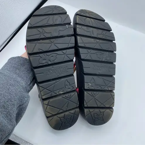 Alegria Roz Vegan Strappy Sandals in Get Away Tropical Sz 41 US 10.5/11 Platform