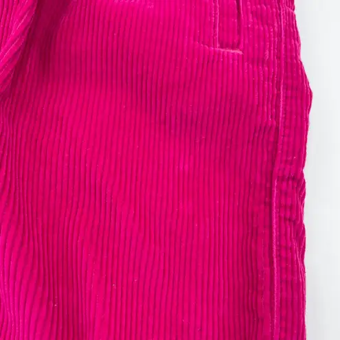 Vintage 90s Corduroy Shorts Pink Liz Sport High Waisted Pleated Retro Funky Bold Size 12