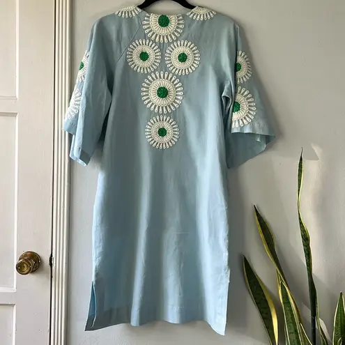 Tuckernuck NWT• X Frances Valentine•blue aster caftan•sz XS