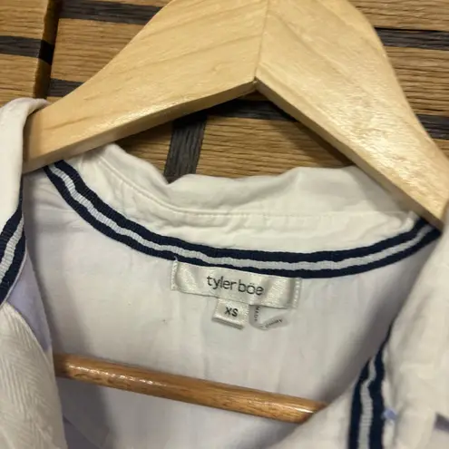 Tyler Boe Blue And White Stripe Dress Size XS