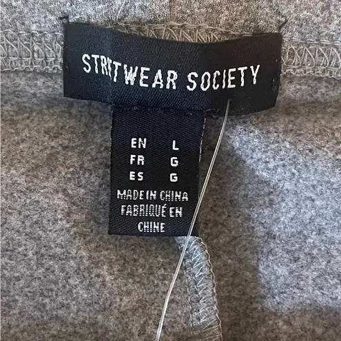 Streetwear Society Gray Leggings Size Large NWT Cozy Lounge Pants