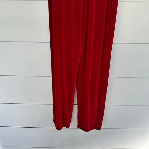A Touch of Class Women’s Large Extra Large Red Acetate Pants Travelers
