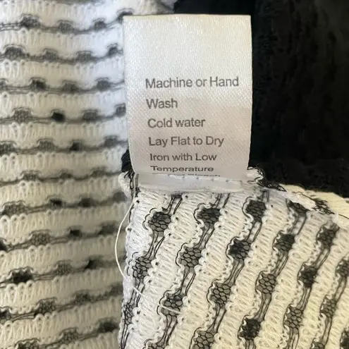 Ming Wang Women Jacket S Color Block Open Knit Career Office Contemporary Travel