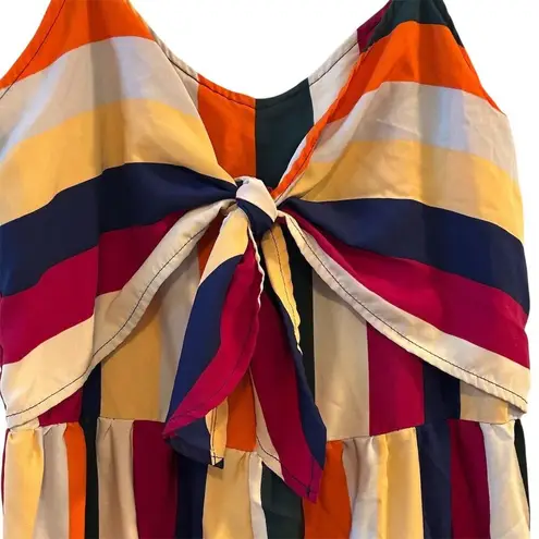 Andree by Unit Women's Striped Sleeveless Jumpsuit Medium Multicolor