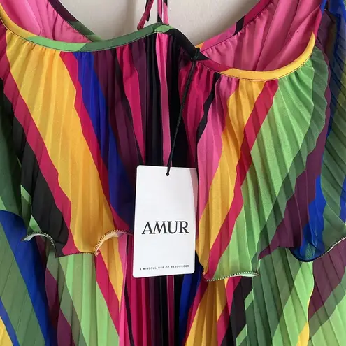 AMUR Sevyn Mini Halter Dress Pink Size 12