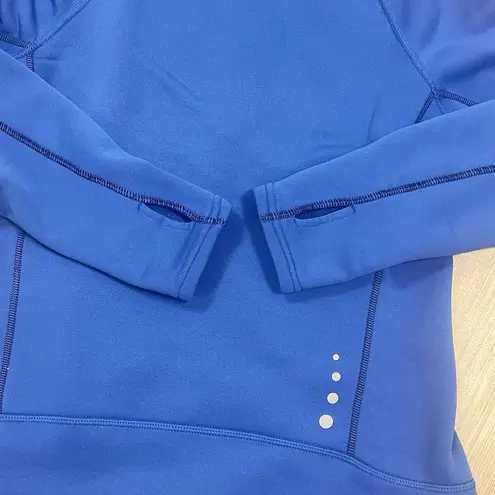 LL Bean Fleece Jacket Blue Full Zip Womens Size Small