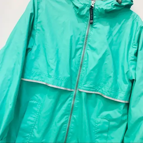 Charles River Apparel New Englander Wind & Waterproof Rain Jacket aqua XS