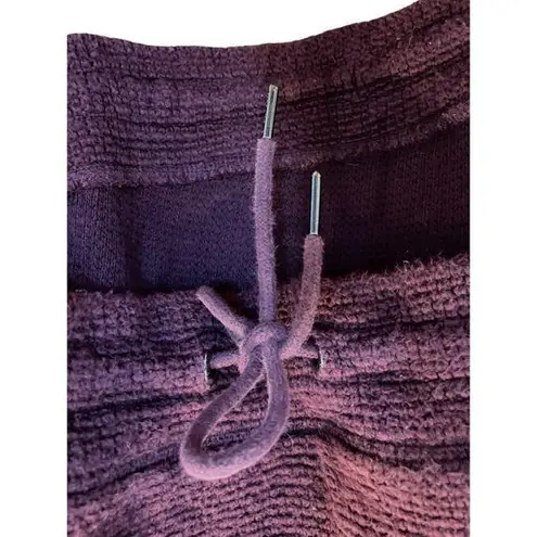 Sweaty Betty Women Small Cropped Pullover Knit Burgundy Textured Sweater Top