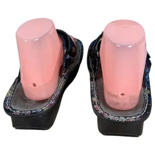 Alegria Carina Noche Flora Floral Leather Sandal Women's EU 37 US 6.5/7