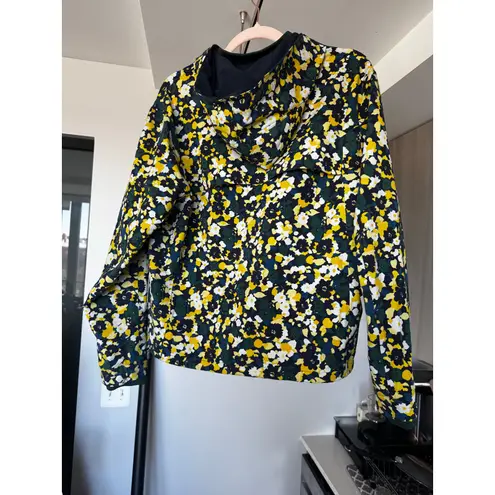 Outdoor Voices  RecTrek Hoodie Jacket Floral Size M Windbreaker Fall