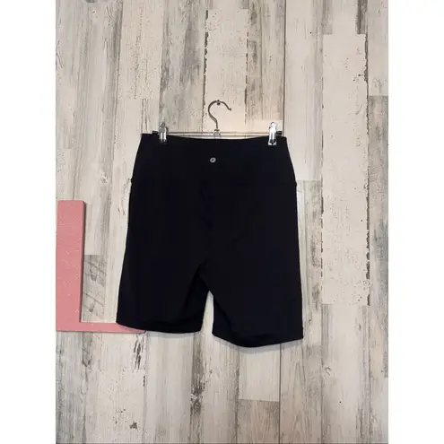 90 Degree by Reflex Interlock Everyday 7” Black Compression Biker Shorts XL