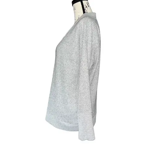 Falls Creek gray waffle pullover top XL