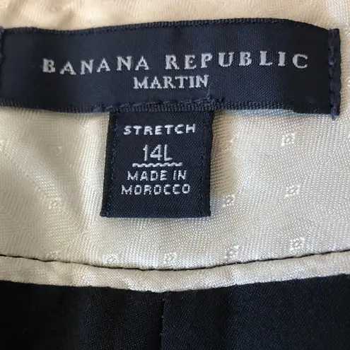 Banana Republic Women's  Martin Black Wide Leg Pants, 14 Long