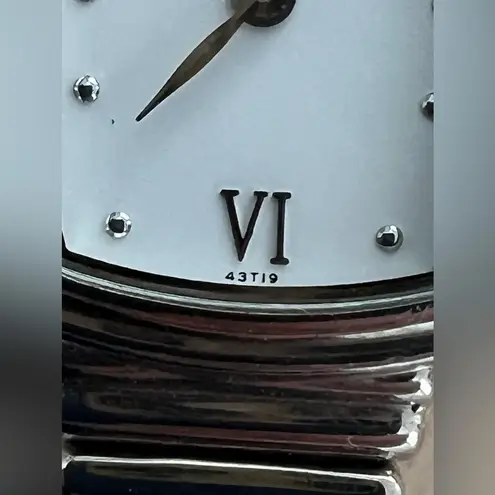 Caravelle by Bulova Ladies Watch White Dial Stainless Steel Bracelet