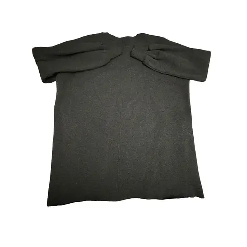 Judith March Medium Heather Black Lightning Bolt Soft Sweatshirt $165 MSRP #T9-1